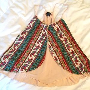 Rue21 Bohemian Racer-back Tank Top